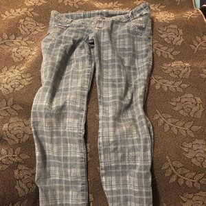 POSSESSION PLAID JEANS SZ 12, good condition boot cut, low rise